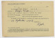 FRANCE GANDON 3FR VERTX2 CARTE PRIVEE DES TABACS ET ALUMETTES LARROQUE TOIRAC 25.9.1947 LOT POUR ST PIERRE TOIRAC - 1921-1960: Moderne