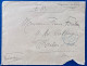 Lettre En FM Pour Toulon Sur Mer Cachet Bleu Ondulé Télégramme Militaire  26 MARS 1915 - 1877-1920: Semi-moderne Periode