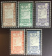 Syria Syrie 1944 Death Of President Y&T 271 - 275 MNH - Nuevos