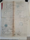 Passeport 1858 COLMAR VOERRENDAEL LIMBOURG HOLLANDE REININGUR ROTTERDAM AACHEN MAYENCE WISSEMBOURG - Documents Historiques