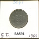 5 FRANCS 1964 FRENCH Text BÉLGICA BELGIUM Moneda #BA591.E.A - 5 Frank