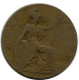HALF PENNY 1913 UK GROßBRITANNIEN GREAT BRITAIN Münze #AZ654.D.A - C. 1/2 Penny