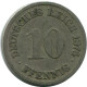 10 PFENNIG 1875 ALEMANIA Moneda GERMANY #DB301.E.A - 10 Pfennig