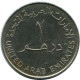 1 DIRHAM 1995 UAE ÉMIBATS UAE UNITED ARAB EMIRATES Islamique Pièce #AK161.F.A - Emiratos Arabes