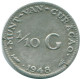 1/10 GULDEN 1948 CURACAO NEERLANDÉS NETHERLANDS PLATA #NL11926.3.E.A - Curacao