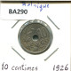 10 CENTIMES 1926 FRENCH Text BÉLGICA BELGIUM Moneda #BA290.E.A - 10 Cent