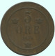 5 ORE 1878 SUECIA SWEDEN Moneda #AC593.2.E.A - Sweden