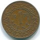 1 CENT 1970 SURINAME Netherlands Bronze Cock Colonial Coin #S10998.U.A - Suriname 1975 - ...