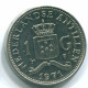 1 GULDEN 1971 ANTILLAS NEERLANDESAS Nickel Colonial Moneda #S11962.E.A - Niederländische Antillen