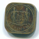 5 CENTS 1966 SURINAM NIEDERLANDE Nickel-Brass Koloniale Münze #S12845.D.A - Suriname 1975 - ...