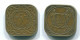 5 CENTS 1972 SURINAM NIEDERLANDE Nickel-Brass Koloniale Münze #S12948.D.A - Surinam 1975 - ...