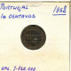 10 CENTAVOS 1958 PORTUGAL Pièce #AT263.F.A - Portugal