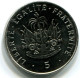 5 CENTIMES 1997 HAITÍ HAITI UNC Moneda #W10892.E.A - Haití