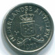 10 CENTS 1971 ANTILLES NÉERLANDAISES Nickel Colonial Pièce #S13439.F.A - Niederländische Antillen