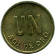 1 SOL 1975 PERUANO PERU Moneda #AZ077.E.A - Pérou