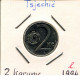 2 KORUN 1994 TSCHECHIEN CZECH REPUBLIC Münze #AP751.2.D.A - Tschechische Rep.