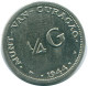 1/4 GULDEN 1944 CURACAO Netherlands SILVER Colonial Coin #NL10686.4.U.A - Curacao