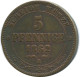 SAXONY 5 PFENNIG 1862 B Hannover German States #DE10561.13.F.A - Sonstige & Ohne Zuordnung