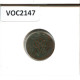 1755 UTRECHT VOC 1/2 DUIT NETHERLANDS INDIES Koloniale Münze #VOC2147.10.U.A - Niederländisch-Indien