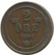 2 ORE 1894 SWEDEN Coin #AD008.2.U.A - Sweden