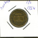 1 FRANC 1924 FRANKREICH FRANCE Chambers Of Commerce Französisch Münze #AN930.D.A - 1 Franc