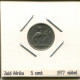 5 CENTS 1977 SOUTH AFRICA Coin #AS285.U.A - Südafrika