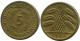 5 RENTENPFENNIG 1924 A ALLEMAGNE Pièce GERMANY #DB867.F.A - 5 Rentenpfennig & 5 Reichspfennig