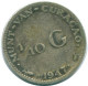 1/10 GULDEN 1947 CURACAO NEERLANDÉS NETHERLANDS PLATA #NL11874.3.E.A - Curacao