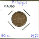 50 CENTIMES 1972 FRENCH Text BÉLGICA BELGIUM Moneda #BA365.E.A - 50 Cents