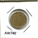 10 AGOROT 1974 ISRAEL Moneda #AW740.E.A - Israël