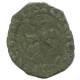 CRUSADER CROSS Authentic Original MEDIEVAL EUROPEAN Coin 0.5g/15mm #AC379.8.D.A - Sonstige – Europa