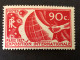 FRANCE Timbre 326 90c Rose Carminé, Neuf Avec Charnière, Cote 13,50€ - Unused Stamps