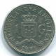1 GULDEN 1971 NIEDERLÄNDISCHE ANTILLEN Nickel Koloniale Münze #S12009.D.A - Niederländische Antillen