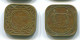 5 CENTS 1966 SURINAM NIEDERLANDE Nickel-Brass Koloniale Münze #S12752.D.A - Surinam 1975 - ...