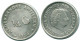 1/4 GULDEN 1956 NETHERLANDS ANTILLES SILVER Colonial Coin #NL10913.4.U.A - Niederländische Antillen