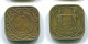 5 CENTS 1966 SURINAME Netherlands Nickel-Brass Colonial Coin #S12782.U.A - Surinam 1975 - ...