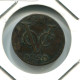 1750 HOLLAND VOC DUIT IINDES NÉERLANDAIS NETHERLANDS NEW YORK COLONIAL PENNY #VOC1794.10.F.A - Indes Neerlandesas