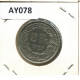 2 FRANCS 1980 SUIZA SWITZERLAND Moneda #AY078.3.E.A - Other & Unclassified