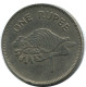 1 RUPEE 1982 SEYCHELLES Coin #AZ237.U.A - Seychellen