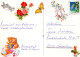 FLOWERS Vintage Ansichtskarte Postkarte CPSM #PAR607.A - Fleurs