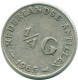 1/4 GULDEN 1965 ANTILLES NÉERLANDAISES ARGENT Colonial Pièce #NL11400.4.F.A - Antilles Néerlandaises