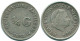 1/4 GULDEN 1954 ANTILLAS NEERLANDESAS PLATA Colonial Moneda #NL10902.4.E.A - Niederländische Antillen