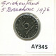 5 DRACHMES 1976 GREECE Coin #AY345.U.A - Greece