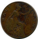 HALF PENNY 1921 UK GREAT BRITAIN Coin #AZ597.U.A - C. 1/2 Penny