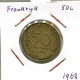 50 CENTIMES 1962 FRANKREICH FRANCE Französisch Münze #AM937.D.A - 50 Centimes