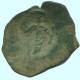 Auténtico Original Antiguo BYZANTINE IMPERIO Trachy Moneda 0.8g/21mm #AG635.4.E.A - Byzantine