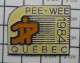 1818B Pin's Pins / Beau Et Rare / SPORTS / HOCKEY SUR GLACE TOURNOI PEE-WEE 1984 QUEBEC - Winter Sports