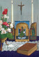 Virgen María Virgen Niño JESÚS Navidad Religión Vintage Tarjeta Postal CPSM #PBB993.A - Vierge Marie & Madones