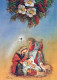 Vierge Marie Madone Bébé JÉSUS Noël Religion Vintage Carte Postale CPSM #PBB765.A - Virgen Mary & Madonnas