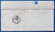 Lettre Napoleon N°14 20c Bleu Oblitéré PC 586 + Dateur T22 Perlé De CALLAS DU VAR Pour GRASSE TTB - 1853-1860 Napoléon III